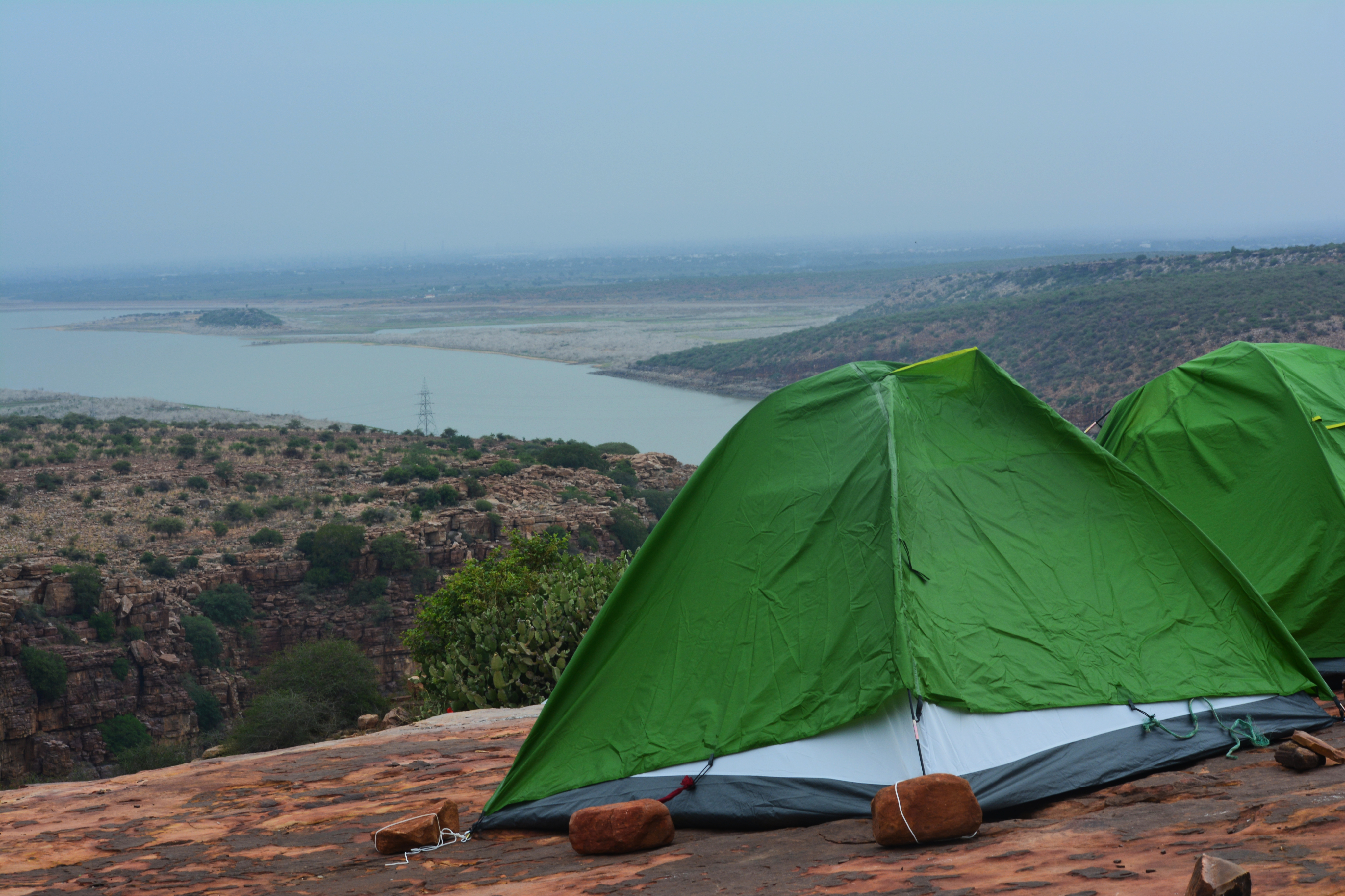 View from the tent at Gandikota - Grand Canyon of India